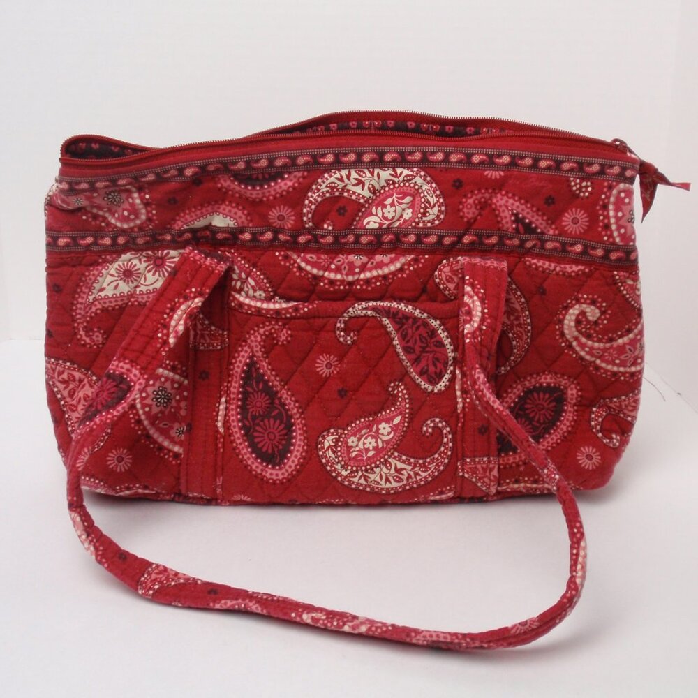 Vera Bradley Mesa Red Purse Bag Retired